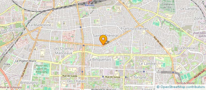 localisation de l'entreprise SYND COPRO IMMEU LA BUISSONNIERE  RENNES