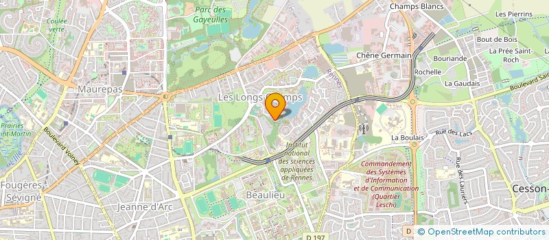 localisation de l'entreprise SYND COPRO IMMEU LE HAMEAU DE LA CASCADE  RENNES