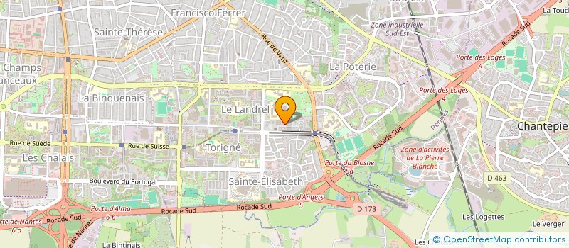 localisation de l'entreprise SYND COPRO IMMEU LES BEGONIAS 2  RENNES