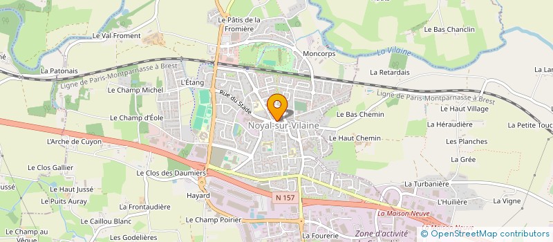 localisation de l'entreprise SYND COPRO IMMEU NOYAL CENTRE  NOYAL-SUR-VILAINE