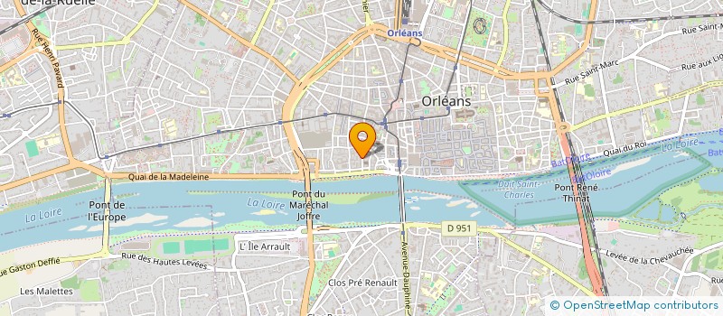 localisation de l'entreprise SYND COPRO IMMEUBLE 17 R N D RECOUVRANCE à ORLEANS