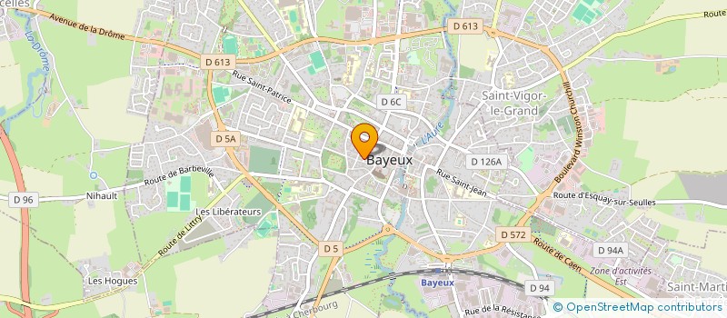 localisation de l'entreprise SYND COPRO IMMEUBLE 18 RUE FRANCHE  BAYEUX