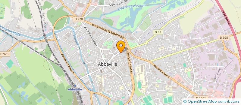 localisation de l'entreprise SYND COPRO IMMEUBLE 36 CHS DU BOIS à ABBEVILLE