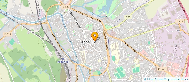localisation de l'entreprise SYND COPRO IMMEUBLE 46 BOUCHER DE PERTHE à ABBEVILLE