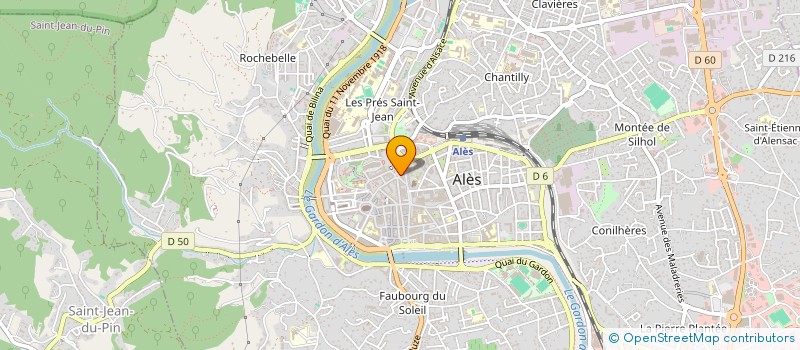 localisation de l'entreprise SYND COPRO IMMEUBLE 8 PL GL LECLERC à ALES