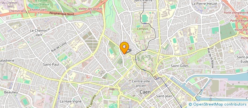 localisation de l'entreprise SYND COPRO IMMEUBLE BOSNIERES BEAUJOUR à CAEN