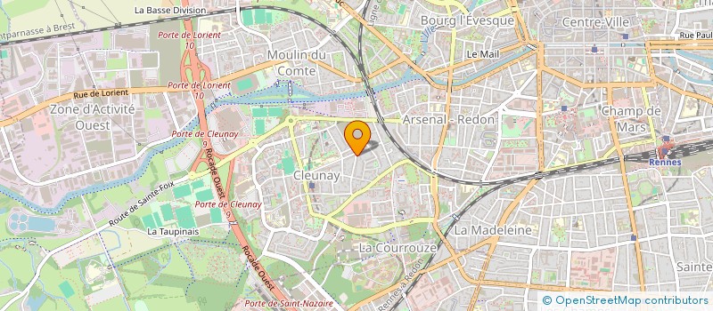 localisation de l'entreprise SYND COPRO IMMEUBLE CHAMPION DE CICE  RENNES