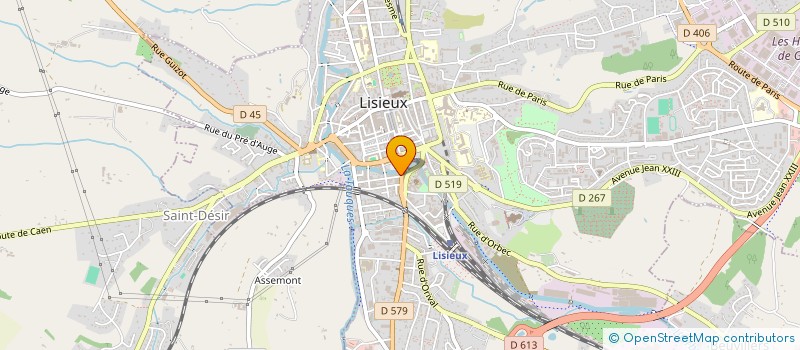 localisation de l'entreprise SYND COPRO IMMEUBLE D13  LISIEUX