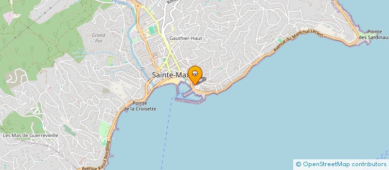 localisation de l'entreprise SYND COPRO IMMEUBLE HERMITAGE à SAINTE-MAXIME
