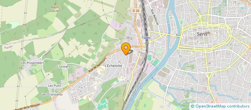 localisation de l'entreprise SYND.COPRO.IMMEUBLE HORIZON 1  PARON