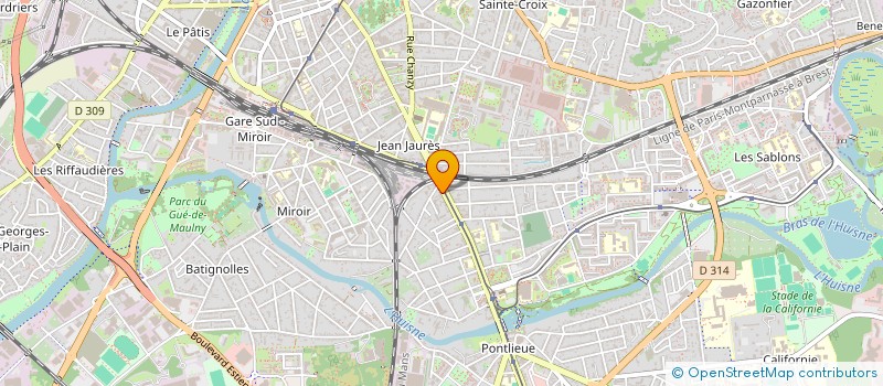 localisation de l'entreprise SYND COPRO IMMEUBLE JEAN JAURES  LE MANS