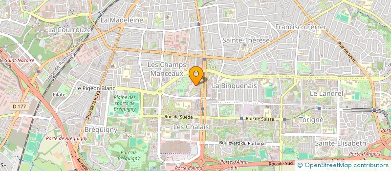 localisation de l'entreprise SYND COPRO IMMEUBLE L'ARTIMON  RENNES