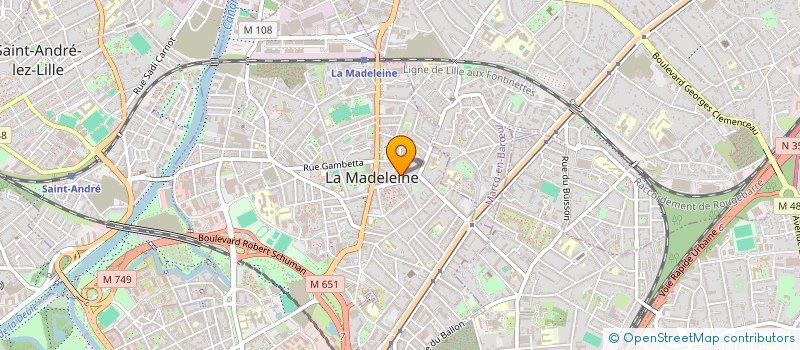 localisation de l'entreprise SYND COPRO IMMEUBLE LA FONTAINE à LA MADELEINE