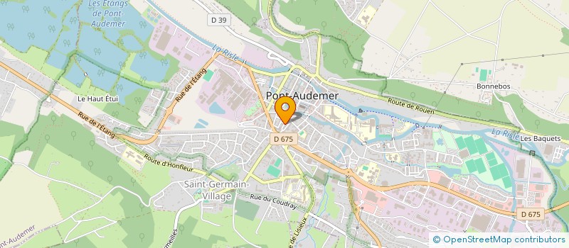 localisation de l'entreprise SYND COPRO IMMEUBLE LE LION D OR  PONT-AUDEMER