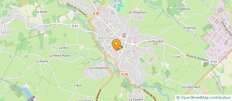 localisation de l'entreprise SYND COPRO IMMEUBLE LE PILAT  MORNANT