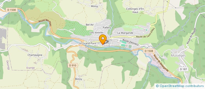 localisation de l'entreprise SYND COPRO IMMEUBLE LE TRAM  FRANGY