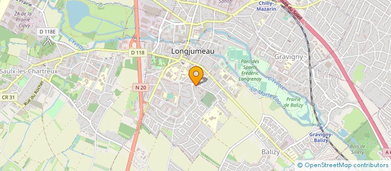 localisation de l'entreprise SYND COPRO IMMEUBLE LES CERISIERS à LONGJUMEAU