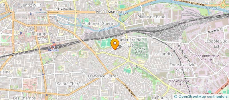 localisation de l'entreprise SYND COPRO IMMEUBLE LES TILLEULS  RENNES