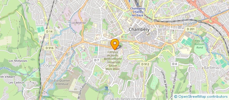 localisation de l'entreprise SYND COPRO IMMEUBLE LES TILLEULS  CHAMBERY