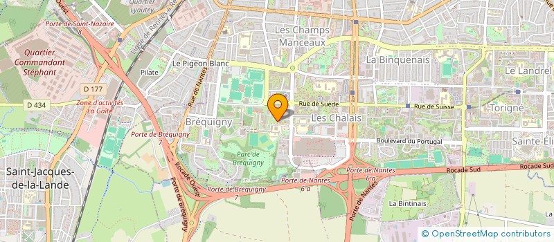 localisation de l'entreprise SYND COPRO IMMEUBLE PARC ALMA  RENNES