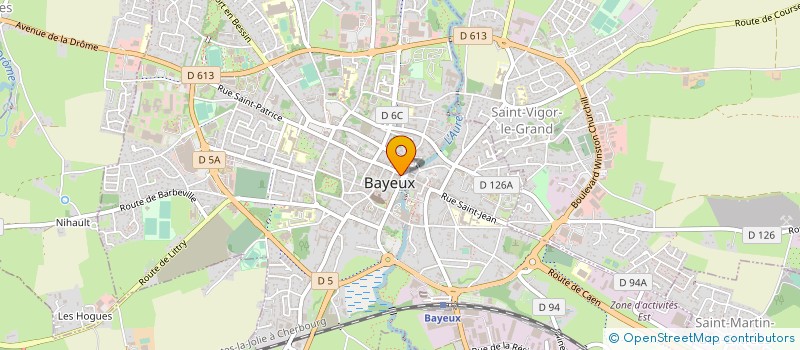 localisation de l'entreprise SYND COPRO IMMEUBLE ST MARTIN  BAYEUX