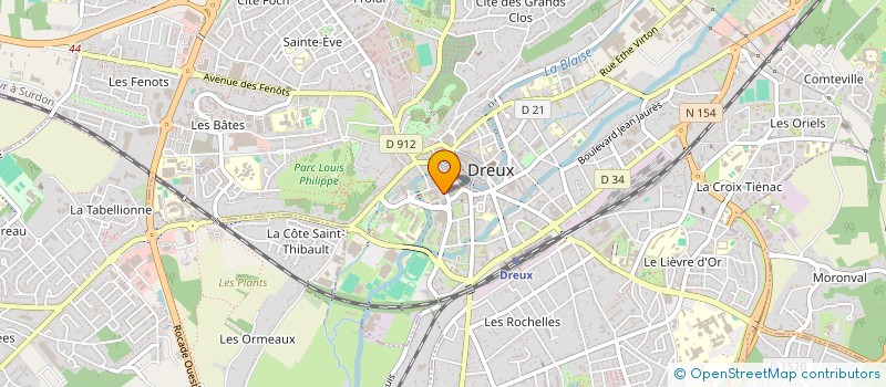 localisation de l'entreprise SYND COPRO IMMOB RESIDENCE JEANNE D'ARC à DREUX