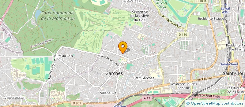 localisation de l'entreprise SYND COPRO IMPASSE HENRI REGNAULT à GARCHES