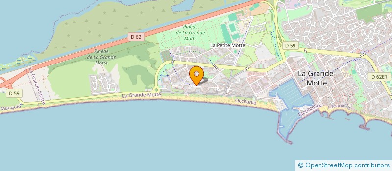 localisation de l'entreprise SYND COPRO IPANEMA  LA GRANDE-MOTTE