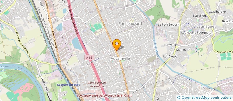 localisation de l'entreprise SYND COPRO JARDIN D AUCAMVILLE à AUCAMVILLE