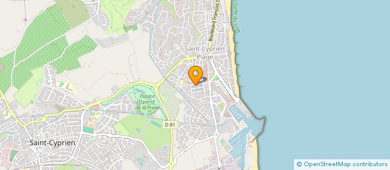 localisation de l'entreprise SYND COPRO JARDIN DE NEPTUNE  SAINT-CYPRIEN