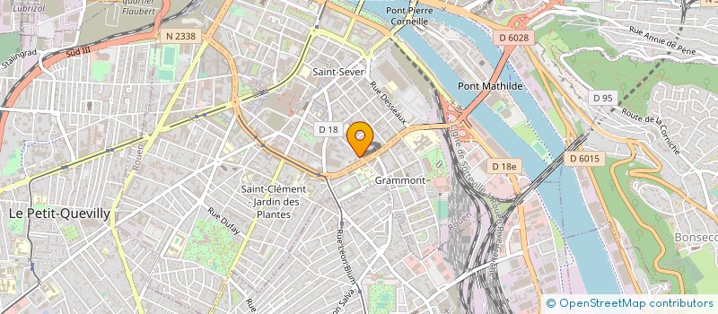 localisation de l'entreprise SYND COPRO JARDINS DU PRIEURE à ROUEN