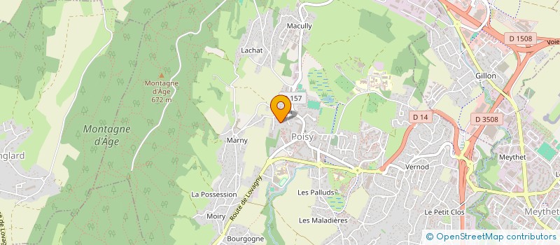 localisation de l'entreprise SYND COPRO JEAN ET ANNE MARIE BOURGEAUX  POISY