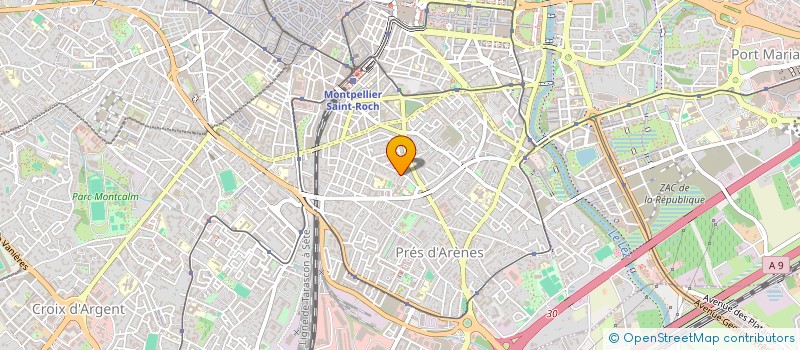 localisation de l'entreprise SYND COPRO L'AMETHYSTE à MONTPELLIER
