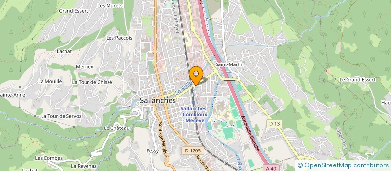 localisation de l'entreprise SYND COPRO L'ATHENA  SALLANCHES