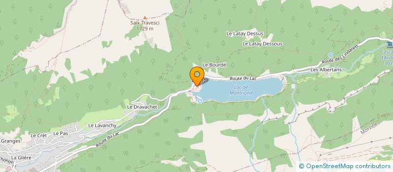 localisation de l'entreprise SYND COPRO L OREE DE MORZINE  MORZINE