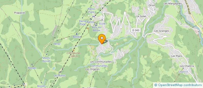 localisation de l'entreprise SYND COPRO L'OREE DES PISTES  SAINT GERVAIS LES BAINS