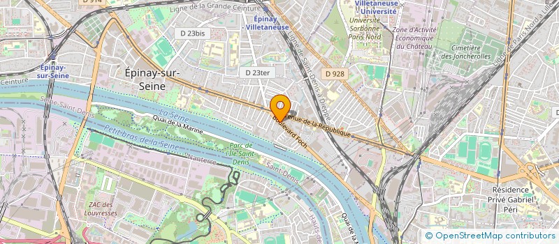 localisation de l'entreprise SYND COPRO LA BRICHE à EPINAY-SUR-SEINE