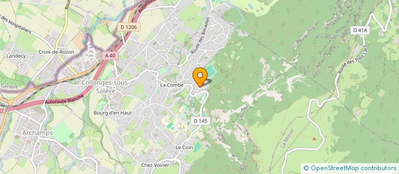 localisation de l'entreprise SYND COPRO LA CORRATERIE  COLLONGES-SOUS-SALEVE