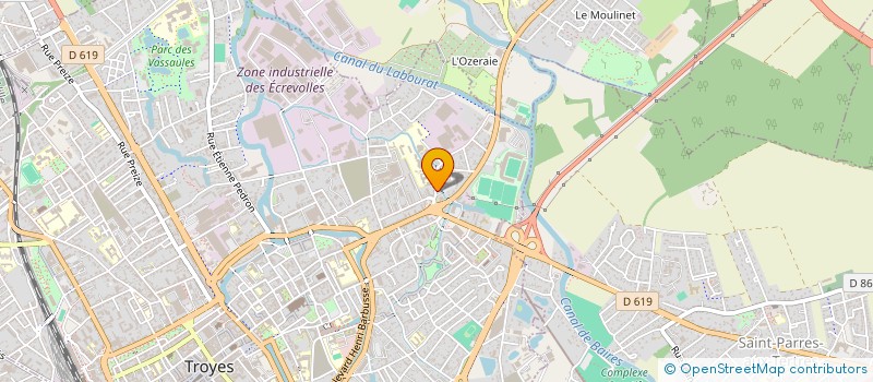 localisation de l'entreprise SYND COPRO LA FONTAINE  TROYES