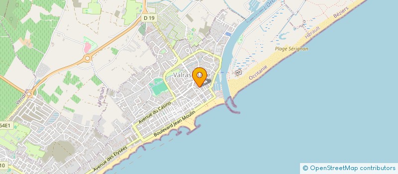 localisation de l'entreprise SYND COPRO LA GOELETTE  VALRAS-PLAGE