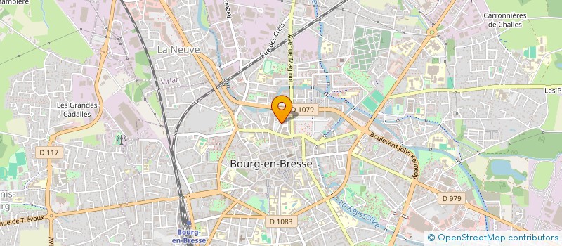 localisation de l'entreprise SYND COPRO LA GRENOUILLERE à BOURG-EN-BRESSE