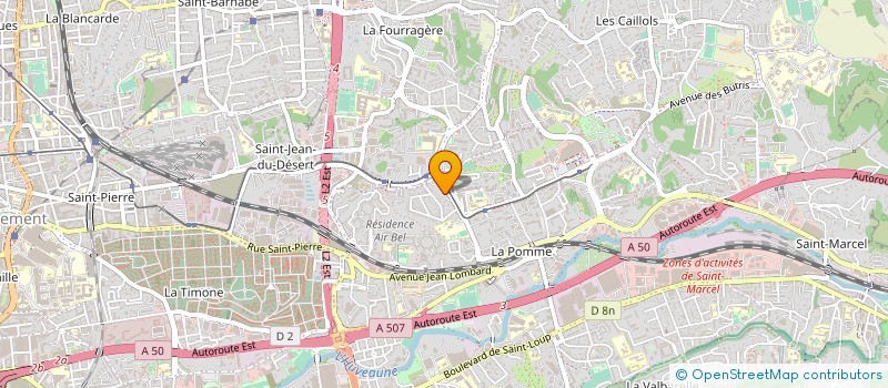 localisation de l'entreprise SYND COPRO LA GROGNARDE à MARSEILLE