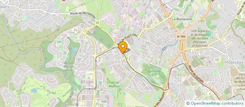 localisation de l'entreprise SYND COPRO LA PLEIADE à MONTPELLIER