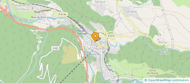 localisation de l'entreprise SYND COPRO LA RESIDENCE à AX-LES-THERMES