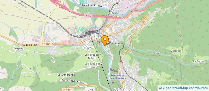 localisation de l'entreprise SYND COPRO LA SAVOIE  SAINT-GERVAIS-LES-BAINS