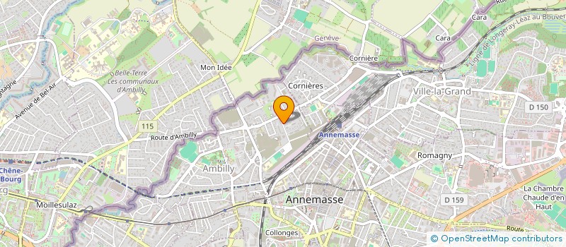 localisation de l'entreprise SYND COPRO LA VIEILLE TOUR  AMBILLY