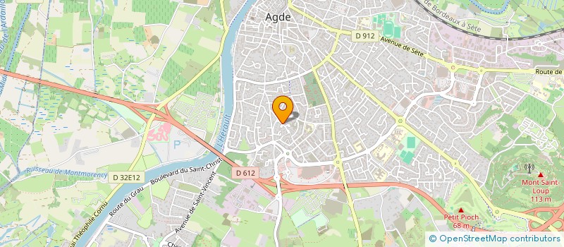 localisation de l'entreprise SYND COPRO LA VOILE D'OR  AGDE