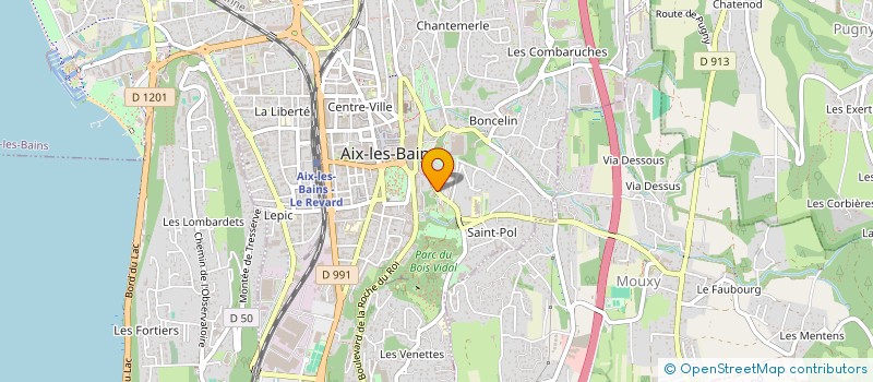 localisation de l'entreprise SYND COPRO LE BEAUREGARD  AIX-LES-BAINS