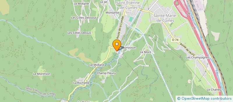 localisation de l'entreprise SYND COPRO LE BEAUREVERS  LA CHAMBRE