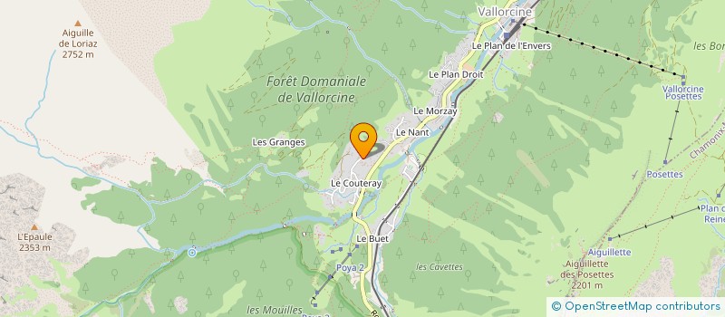 localisation de l'entreprise SYND COPRO LE  BELVEDERE  VALLORCINE